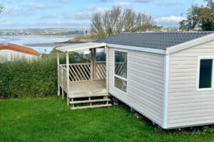 Mobil-home premium avec vue sur la mer en Finistère
