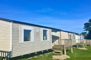 Mobil-home premium avec vue sur la mer en Finistère