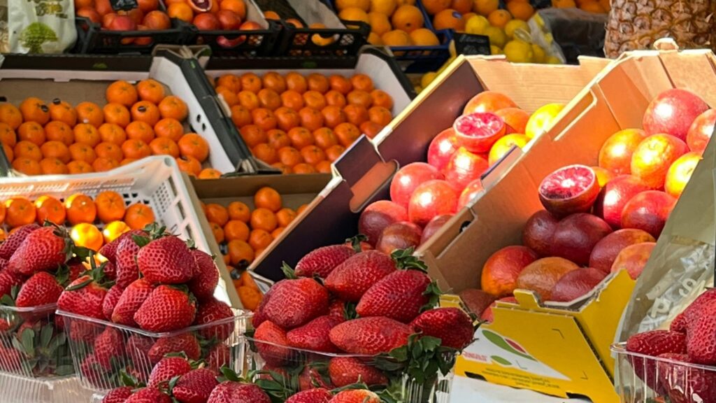 Marché près du Camping de Pors Ar Vag en Bretagne