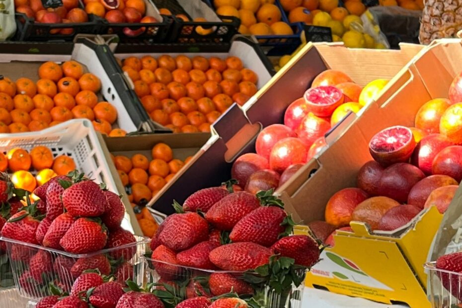 Marché près du Camping de Pors Ar Vag en Bretagne